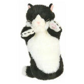 Black and White Cat Hand Puppet // #1 Australian Puppet Shop